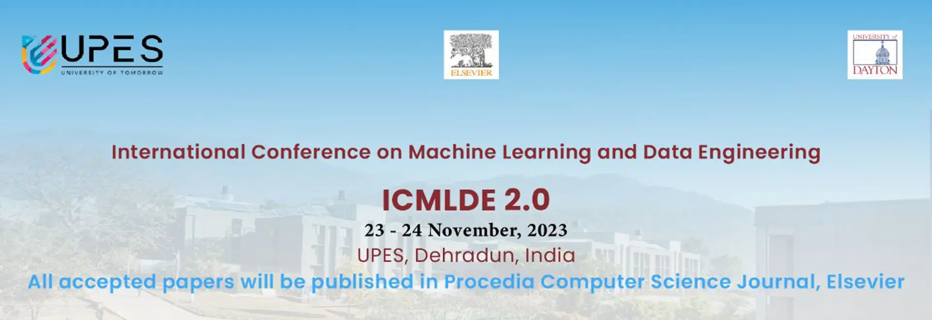About ICMLDE 2023