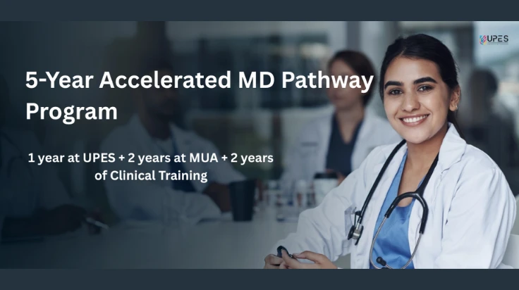 5 Year Accelerated MD Course: Global Pathway UPES MUA
