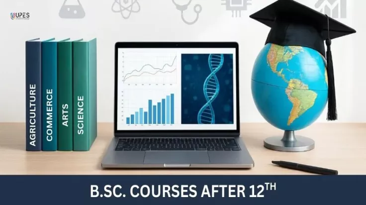 bsc courses after 12th for science arts commerce and agriculture