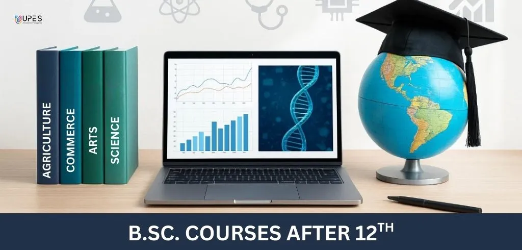 bsc courses after 12th for science arts commerce and agriculture