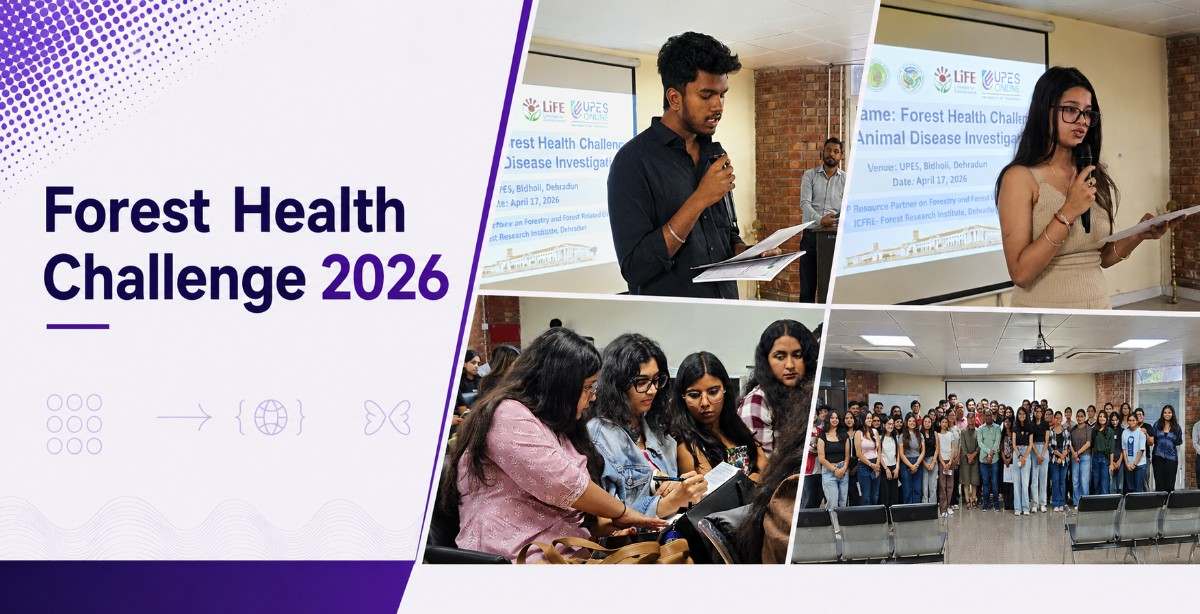 Forest Health Challenge at UPES School of Health Sciences and Technology