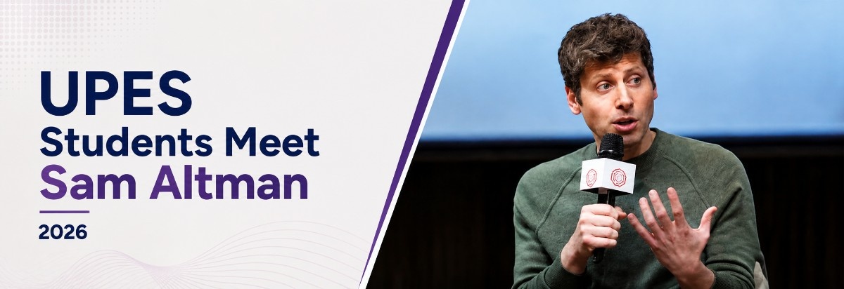 UPES Students Meet Sam Altman 2026