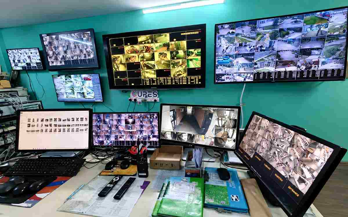 Campus surveillance and security monitoring facilities at UPES
