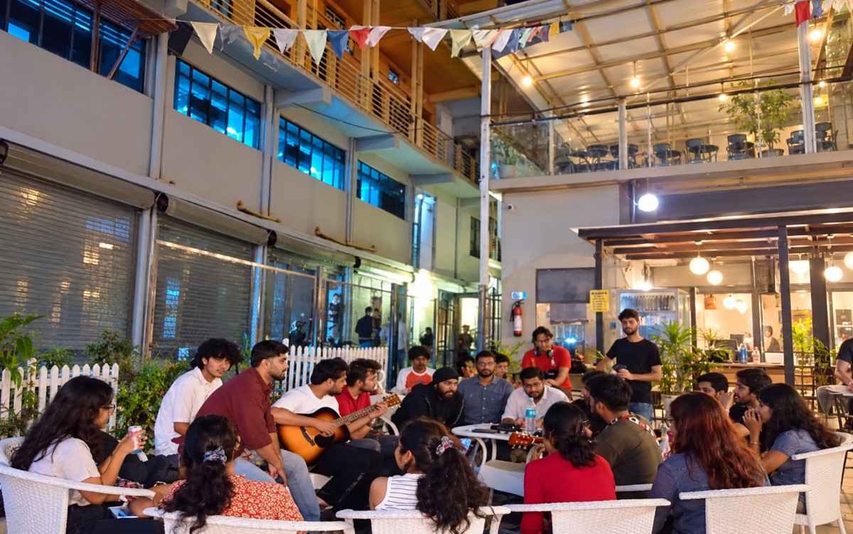 Café and student social space at UPES